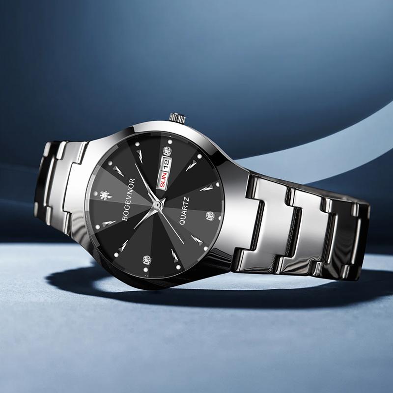 Men's Casual And Business Round Dial Quartz Watch