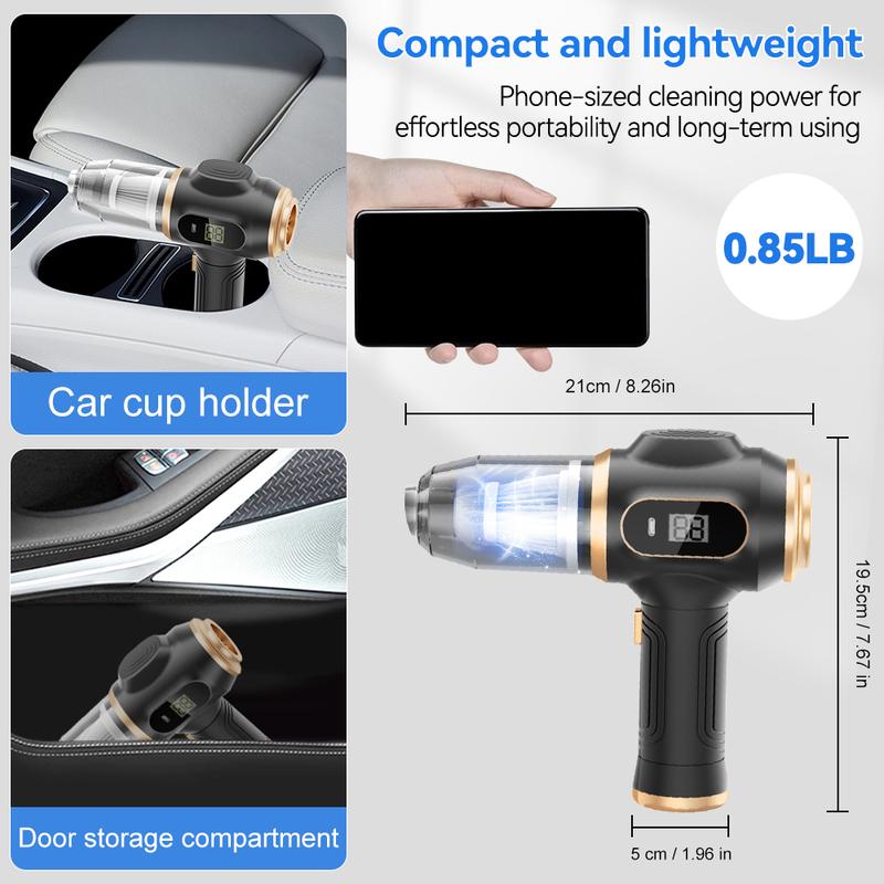 Multi-Function Wireless Handheld Car Vacuum Cleaner Set