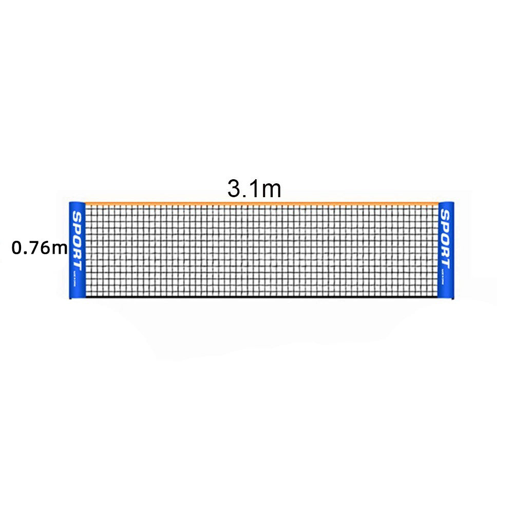 Portable Badminton & Tennis Net Set – Adjustable 3–6m Width, Easy Setup