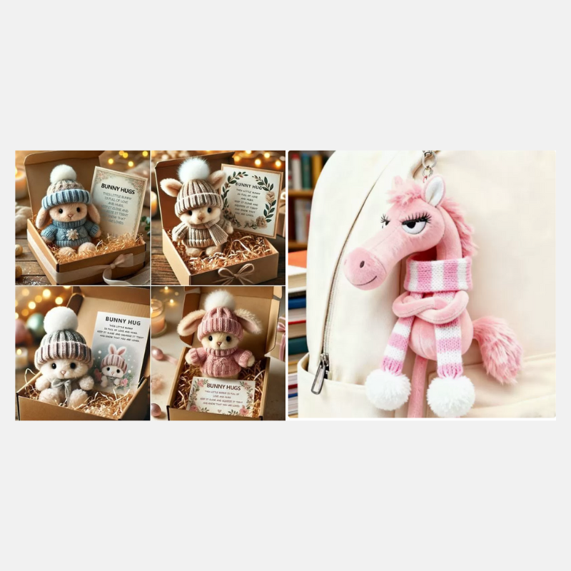 🐇 Easter Sale: 50% OFF！！💥Handmade Mini Bunny Hug Cute Easter Gift🎁