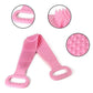 🧼Double-Sided Silicone Back Scrubber, Exfoliating Body Brush Strap, Gentle Bathing Accessory for All Skin Types, Body Brush for Showering, Flexible Silicone Body Brushes