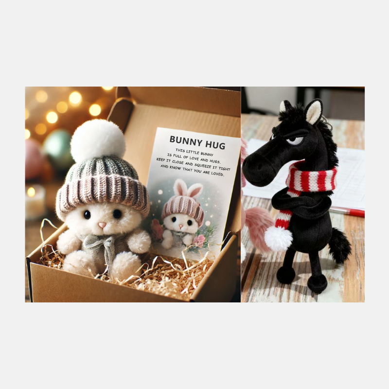 🐇 Easter Sale: 50% OFF！！💥Handmade Mini Bunny Hug Cute Easter Gift🎁