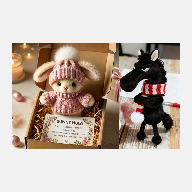 🐇 Easter Sale: 50% OFF！！💥Handmade Mini Bunny Hug Cute Easter Gift🎁