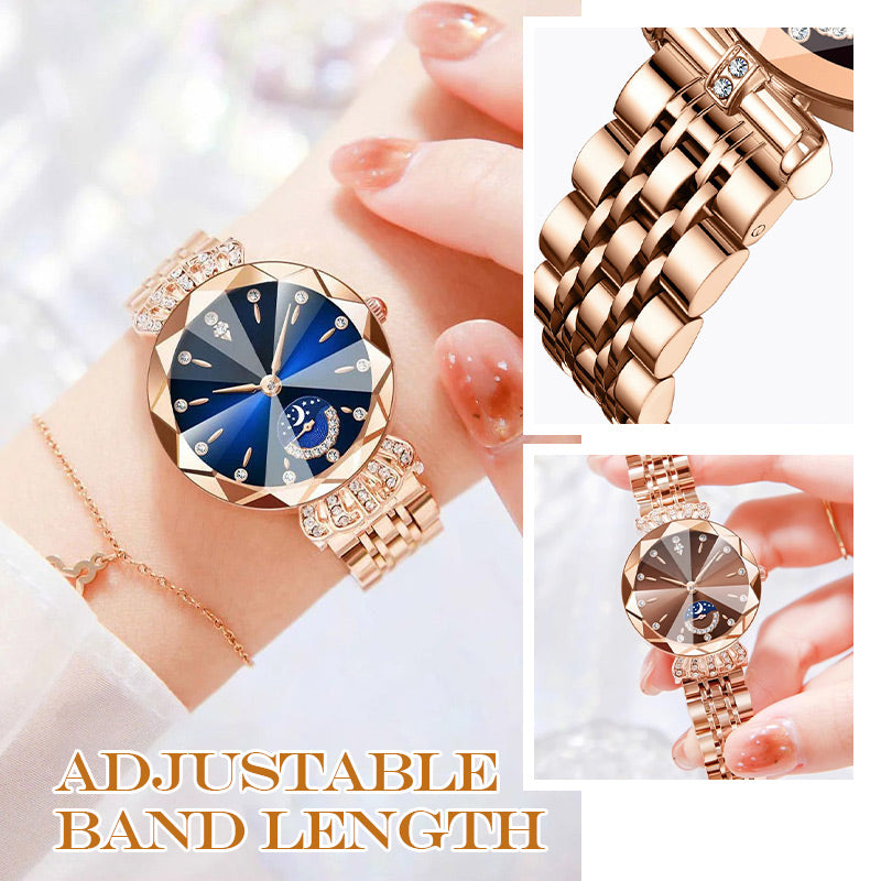🎀60%OFF New Year Sale🎀Fashionable Diamond Moon Star Watch for Women