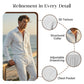🎁2026 New Arrivals 50% OFF💥Men’s Casual Waffle Shirt Pants 2-Piece Set