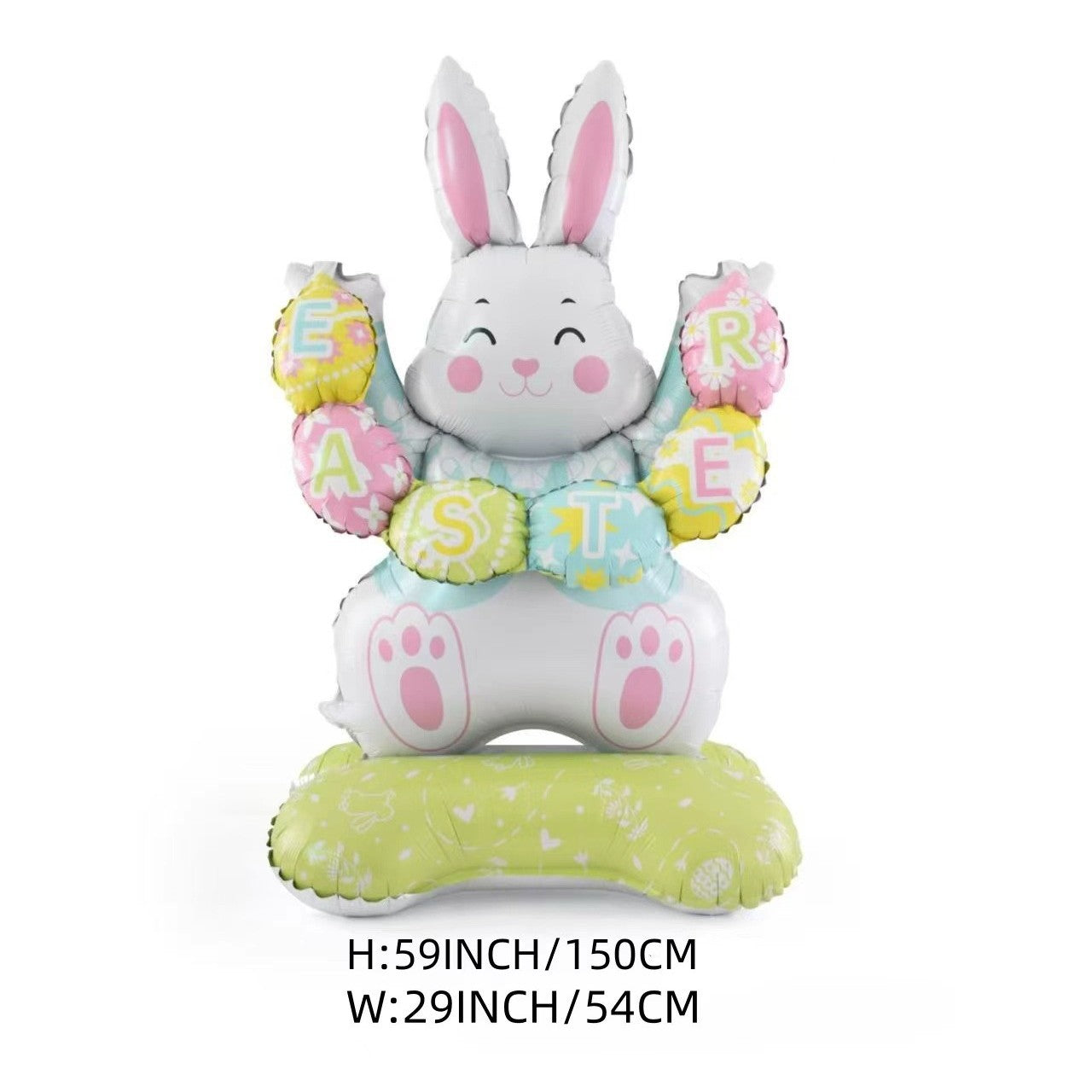 🐰 Easter Sale: 50% OFF！！🎉Giant 3D Standing Bunny Balloon Self-Supporting Festive Cheer