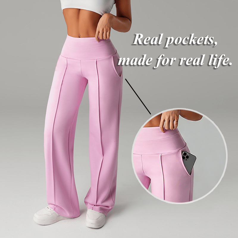 🎁2026 New Arrivals 50% OFF💥50K+ SOLD💕Women's Plain Loose Straight Leg Pants
