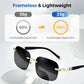 Stylish Frameless High Definition Polarized Sunglasses
