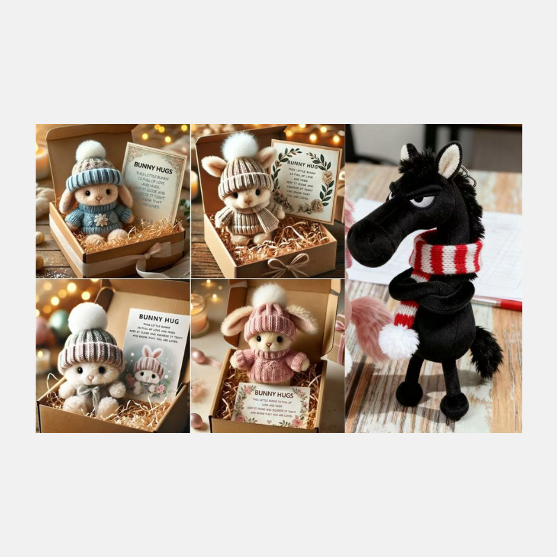 🐇 Easter Sale: 50% OFF！！💥Handmade Mini Bunny Hug Cute Easter Gift🎁