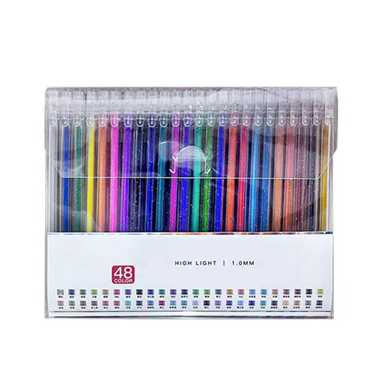 ✨ 50% OFF NOW! 🎁 Glitter Gel Pen Set – Smooth Writing, 12+ Colors & Quick-Dry Ink 🎨
