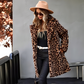💖Women's Leopard Print Mid-Length Jacket