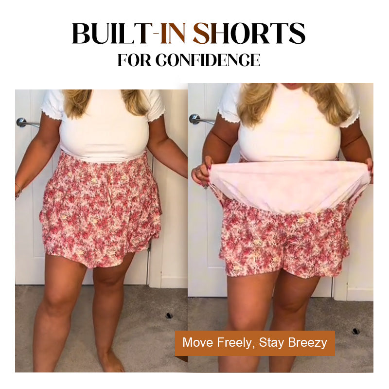😍LAST DAY PROMOTION - 49%OFF💕Lightweight Slimming Floral Ruffle Tiered Skirt✨