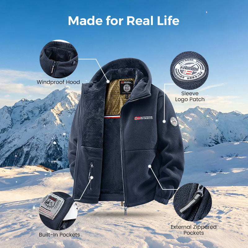 🔥LAST DAY PROMOTION - 50%OFF🔥2026 Upgraded Unisex Hooded Casual Graphene Heated Insulated Jacket (with Internal Pockets)