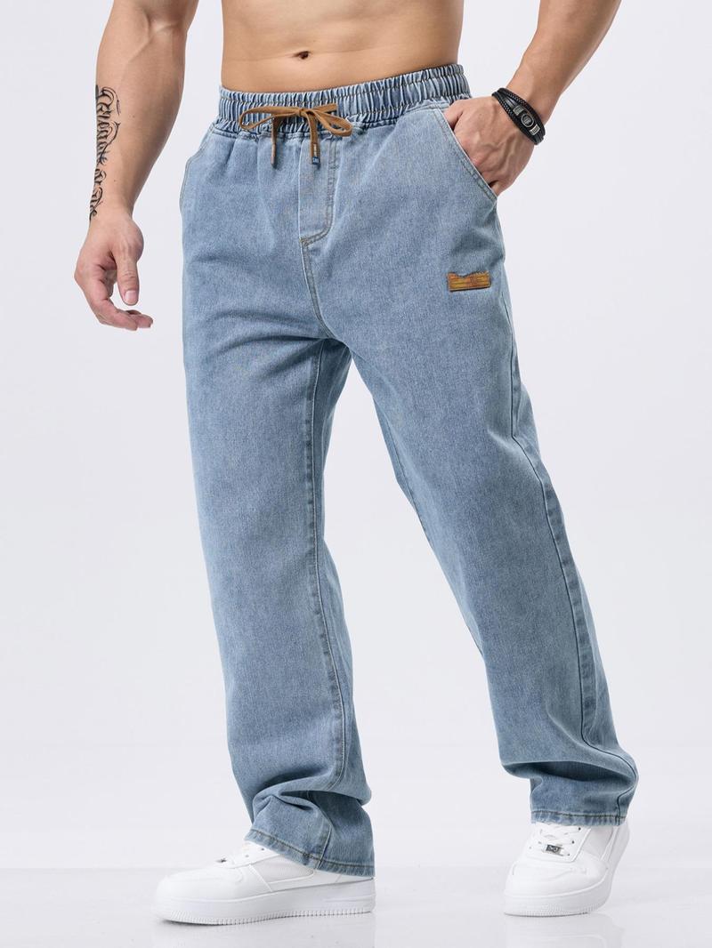 👖 49% OFF! 🕶️ Men's Casual Relaxed-Fit Jeans – Comfortable Loose Fit, Durable Denim & Timeless Style 👖