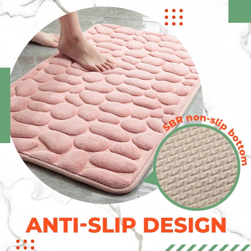 🛁 NOW 50% OFF! Memory Foam Bath Mat – Non-Slip & Super Absorbent | Soft, Comfortable & Quick-Drying | Soft-Stone Design ✨