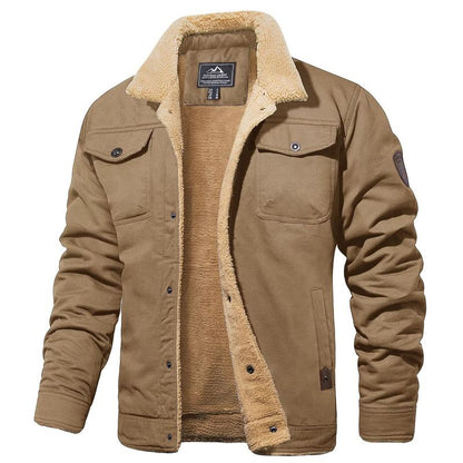 🍂 Early Fall Sale: 50% Off ! ! ⏳Men's Retro Western Winter Fleece Jacket