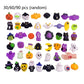 Halloween Squishies Stress Relief Toy Set, Classic Pumpkin/Ghost/Bat Shapes, Super Soft TPR Material with Elastic Squeeze Feel, Washable & Durable, Assorted 24 pcs for Party Favors, Classroom Rewards & Trick-or-Treat