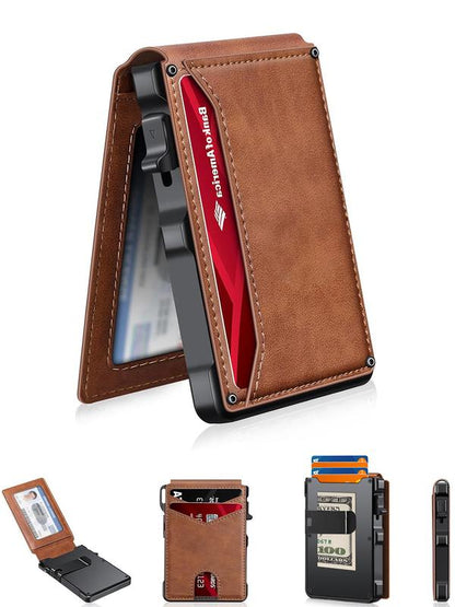 🔥🎁New arrival 50% OFF--Slim men's wallet with RFID