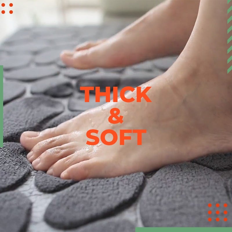 🛁 NOW 50% OFF! Memory Foam Bath Mat – Non-Slip & Super Absorbent | Soft, Comfortable & Quick-Drying | Soft-Stone Design ✨