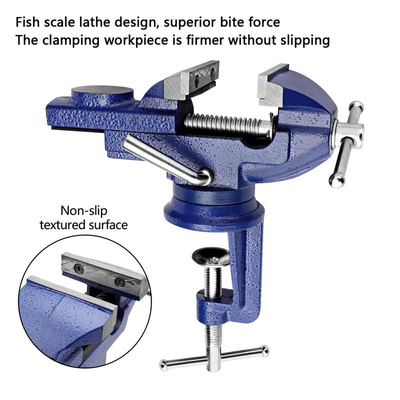 🔧 50% OFF NOW! 🛠️ Heavy-Duty Mini Universal Bench Vice – Compact, clamp-on & sturdy – Ideal for workshops, garages & DIY projects ✨