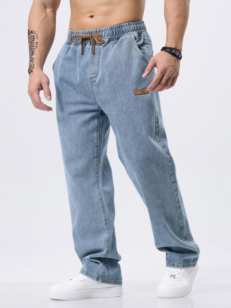 👖 49% OFF! 🕶️ Men's Casual Relaxed-Fit Jeans – Comfortable Loose Fit, Durable Denim & Timeless Style 👖