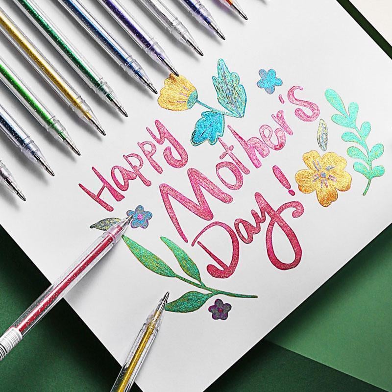 ✨ 50% OFF NOW! 🎁 Glitter Gel Pen Set – Smooth Writing, 12+ Colors & Quick-Dry Ink 🎨
