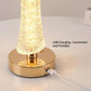 Crystal Table Lamp for Bedroom, Bedside Lamp with Adjustable Brightness, Elegant Home Decor Light for Living Room, Study & Office
