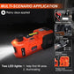 Electric Car Jack, 5 Ton/11023 LBS Hydraulic Car Jack, Portable Car Jack Lifting with Built-in Inflatable Pump and LED Light, Car Jack for SUV MPV Sedan Truck Change Tires Garage Repair