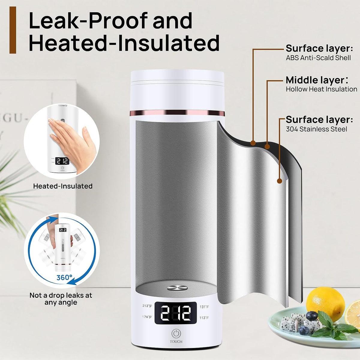 🔥50% OFF💧☕Smart Portable Electric Kettle – Quick Boils & Compact Design, Enjoy Hot Drinks at Home, Office or On the Go ✨