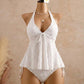 Women’s Peplum Halter Tankini Set