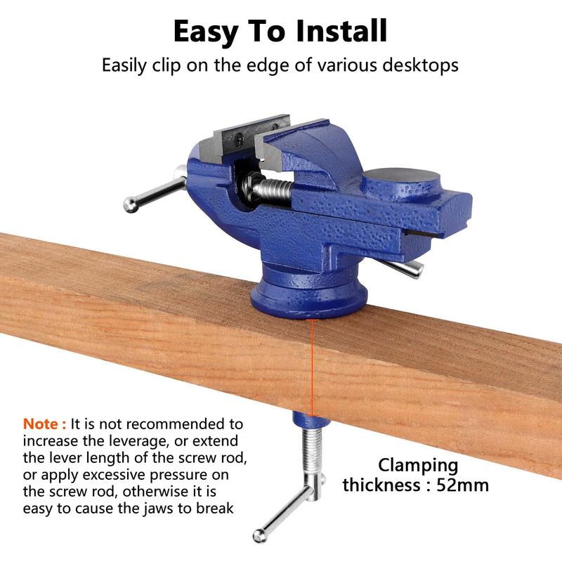 🔧 50% OFF NOW! 🛠️ Heavy-Duty Mini Universal Bench Vice – Compact, clamp-on & sturdy – Ideal for workshops, garages & DIY projects ✨