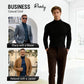 👔 Mens High Neck Slim Fit Long Sleeve T-shirt