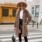 💖Women's Leopard Print Mid-Length Jacket