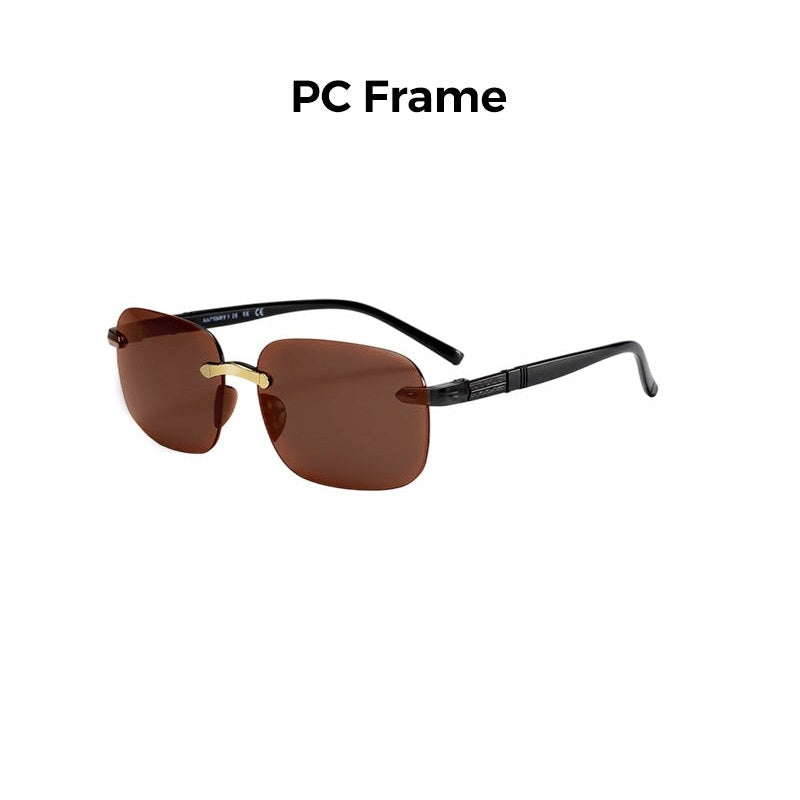 Stylish Frameless High Definition Polarized Sunglasses