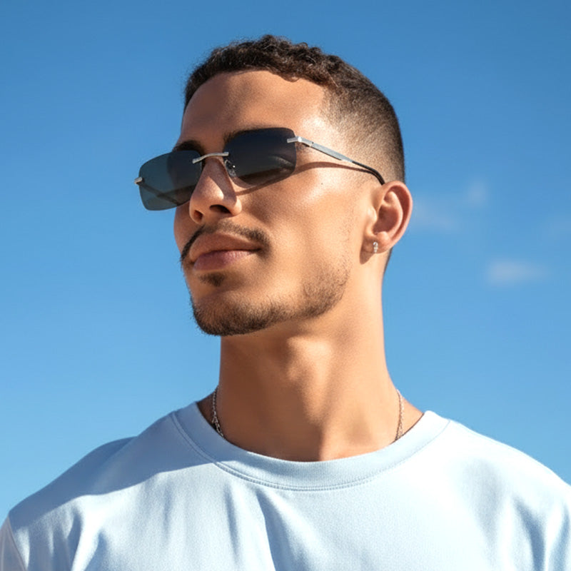 Stylish Frameless High Definition Polarized Sunglasses