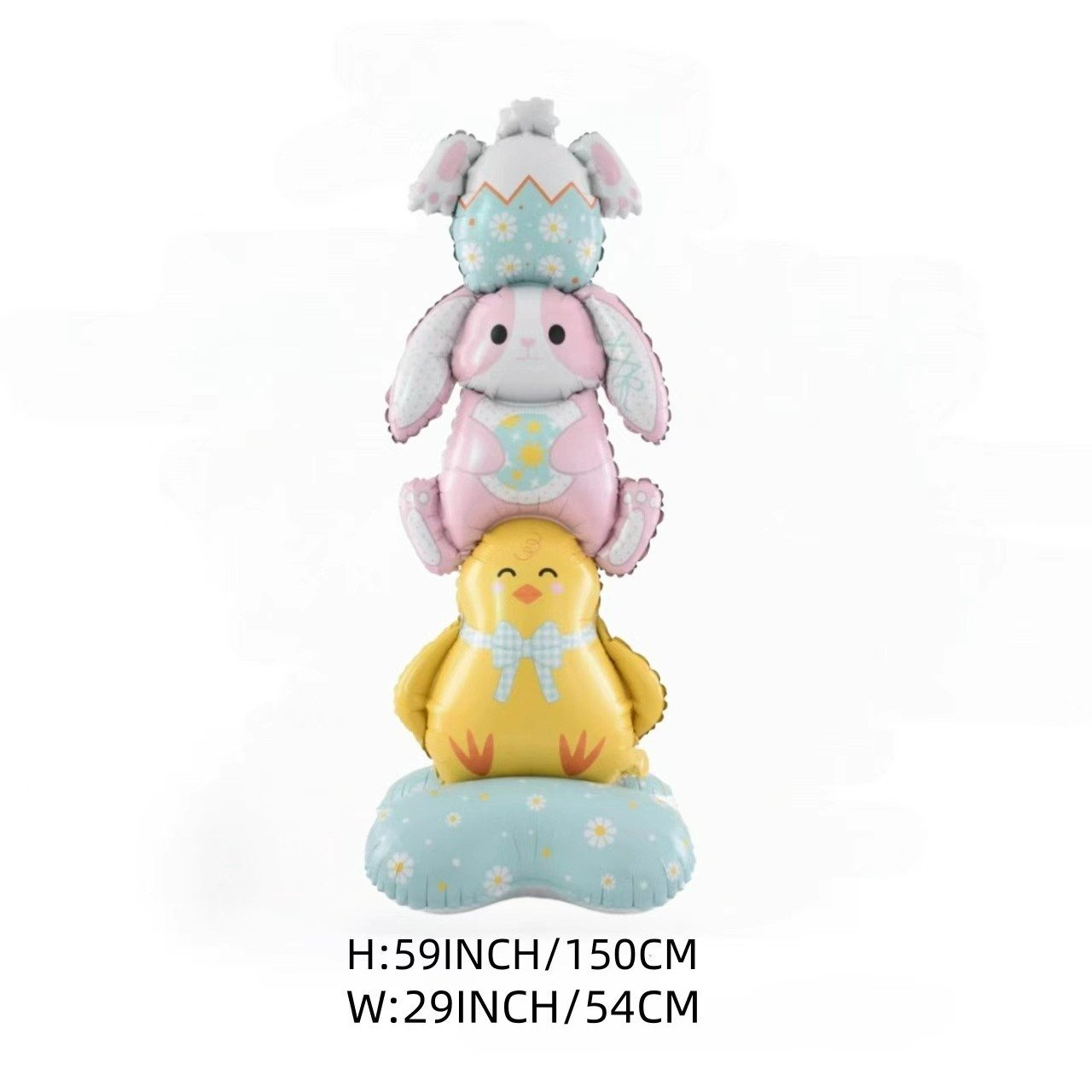 🐰 Easter Sale: 50% OFF！！🎉Giant 3D Standing Bunny Balloon Self-Supporting Festive Cheer
