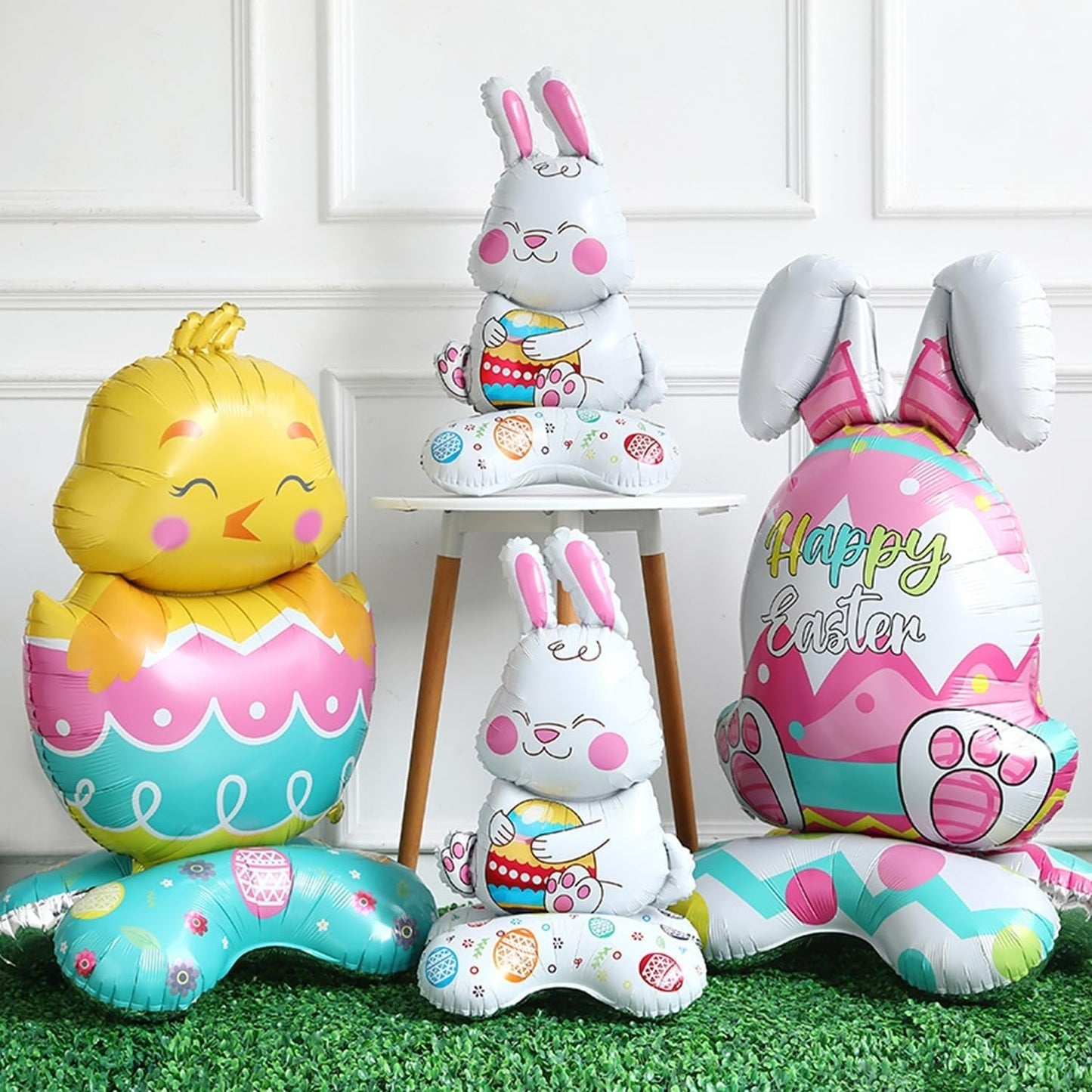 🐰 Easter Sale: 50% OFF！！🎉Giant 3D Standing Bunny Balloon Self-Supporting Festive Cheer
