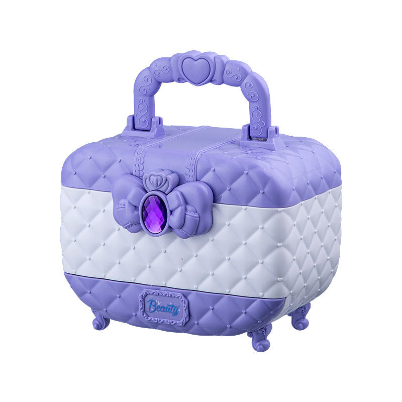 👑 LIMITED-TIME 50% OFF! 💖✨Non-Toxic Portable Kids Pretend Makeup Set, Washable Play