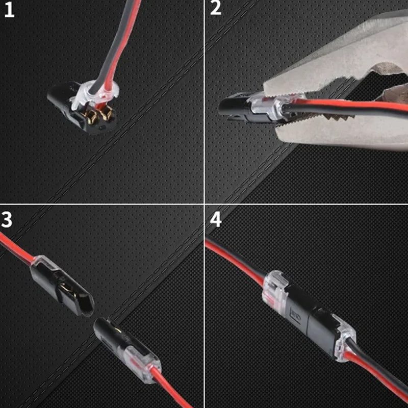 📢📢50% OFF!! ⏰  Double Thread Push-Pull Connector with Lock – Safe, Fast and High Precision Connection ⚙️✨