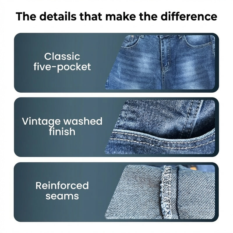 📢📢50% OFF !! ⏰Men's Modern Slim Fit Stretch Jeans