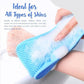 🧼Double-Sided Silicone Back Scrubber, Exfoliating Body Brush Strap, Gentle Bathing Accessory for All Skin Types, Body Brush for Showering, Flexible Silicone Body Brushes
