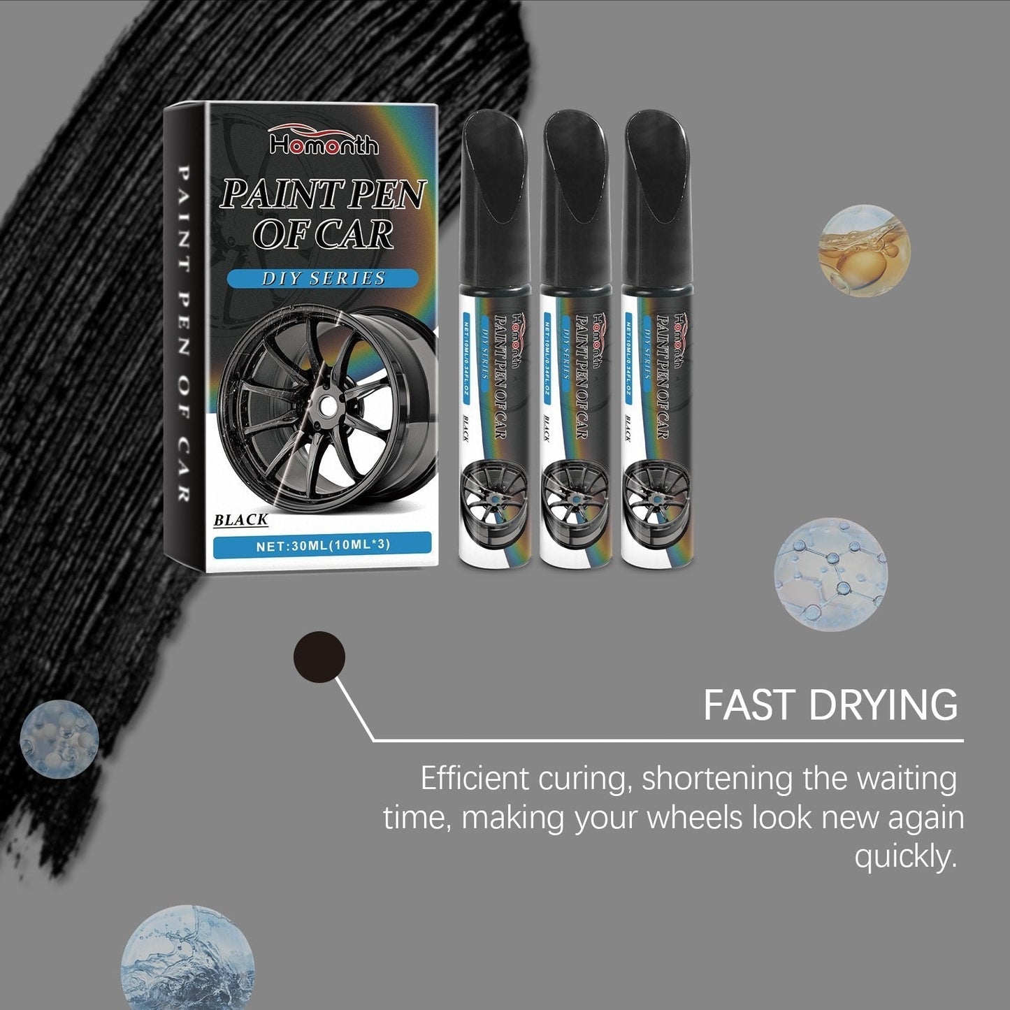 📢📢50% OFF !! ⏰ Magic Car Scratch Repair Pen – Fix Rim Scratches in Minutes – Permanent & No-Drip Formula 🛠️