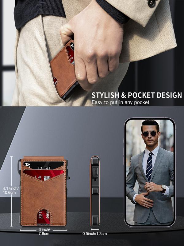 🔥🎁New arrival 50% OFF--Slim men's wallet with RFID