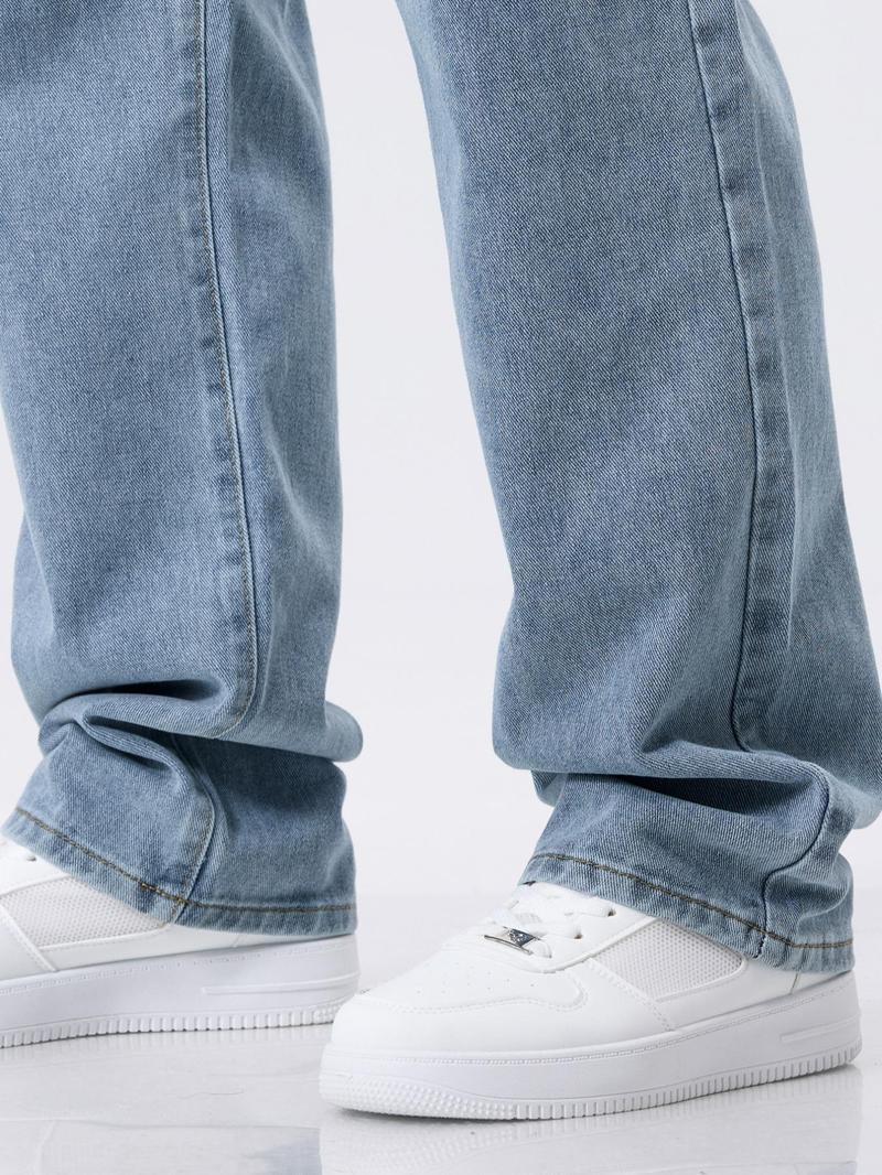 👖 49% OFF! 🕶️ Men's Casual Relaxed-Fit Jeans – Comfortable Loose Fit, Durable Denim & Timeless Style 👖