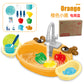 Cute Kitchen Sink Toy Set with Water Faucet, Play Kitchen Accessories, Pretend Cooking Set, Fun Pretend Play for Boys & Girls Ages 3-6, Parent-Child Interaction Birthday Gift