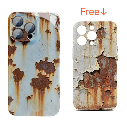 💥Vintage Rust Hard Case For iPhone - Last Day Buy 1 Get 1 Free🎁