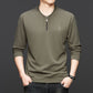 Men's Half-Zip Crew Neck Casual Pullover