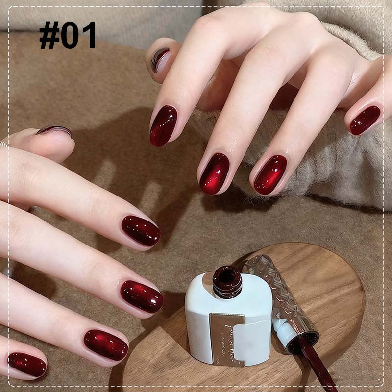 💅 50% OFF NOW! 🔥 Sparkling Cat-Eye Gel Polish - Magnetic Effect & Long-Lasting, Perfect for Salon-Quality Nails at Home ✨