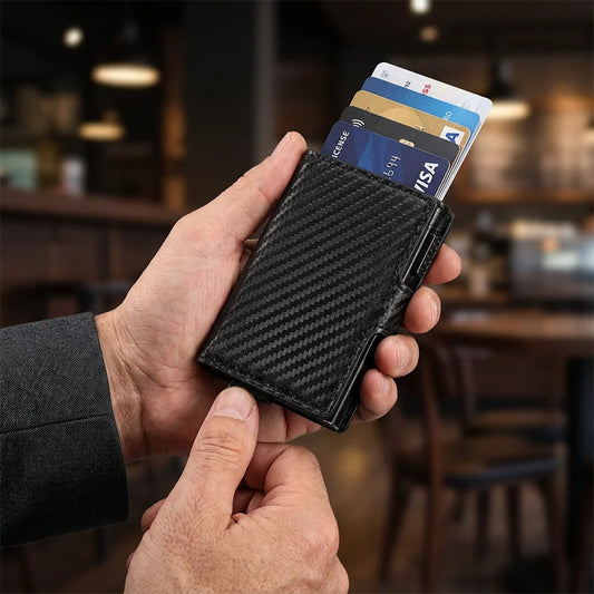 🔥🎁New arrival 50% OFF--Slim men's wallet with RFID