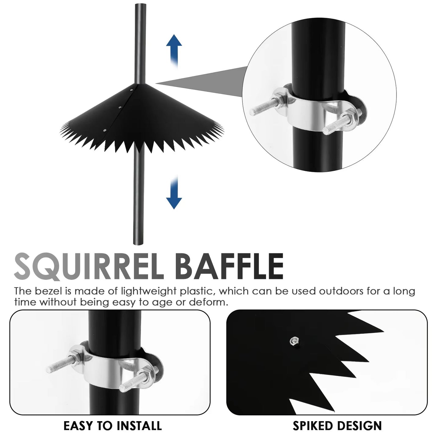 Wraparound Squirrel Baffle